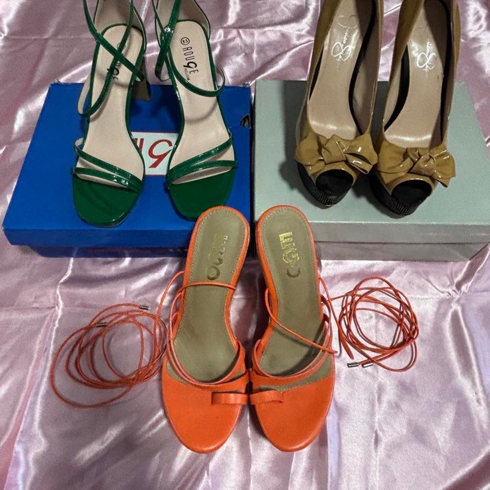 Size 8 Women's Going Out Heels Bundle